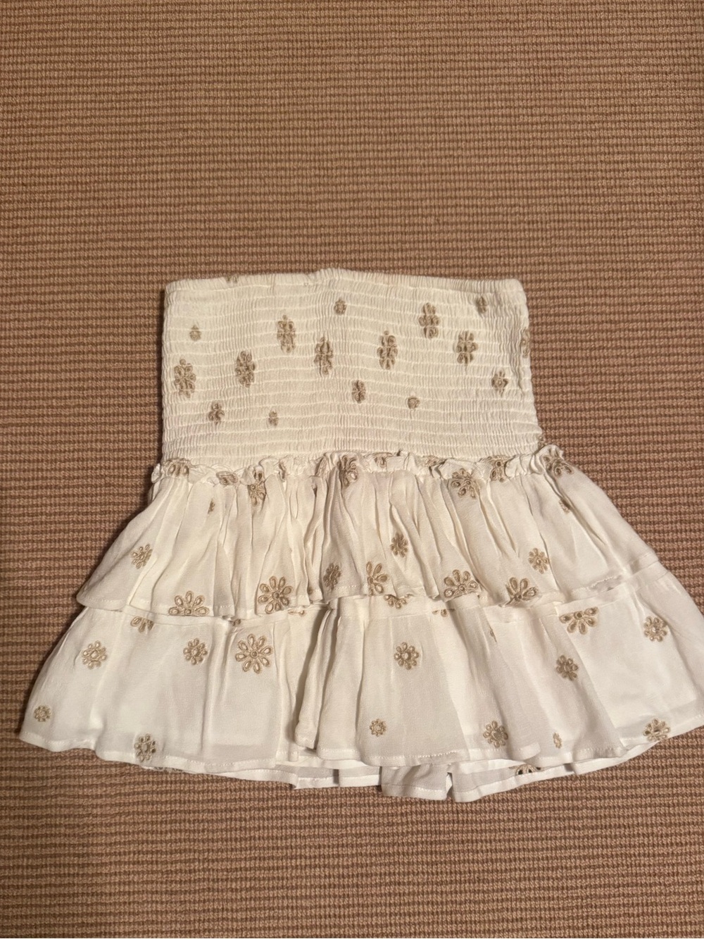 Floral mini skirt